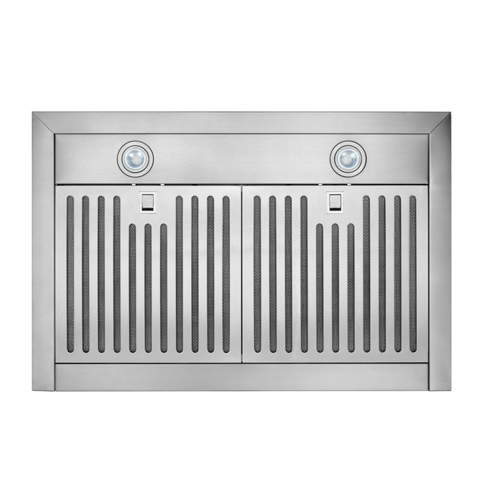 Broan 36" Convertible Wall-Mount Pyramidal Chimney Range Hood, 450 CFM, Stainless Steel - Superior Performance and Style