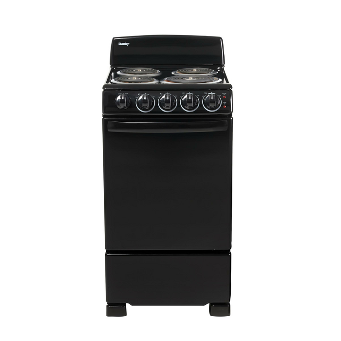 Danby 20" Wide Electric Range, Black - Compact, Powerful, and Efficient Cooking Solution