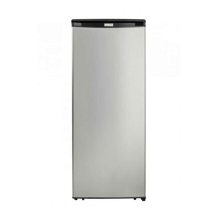 Danby Designer 8.5 cu. ft. Upright Freezer - Stainless Steel, Energy Star Certified, Quick-Freeze Shelves