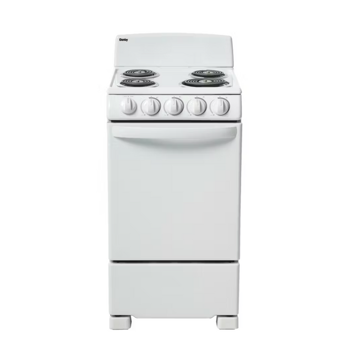 Danby 20" Wide Electric Range, White - Compact, Efficient Cooking Solution