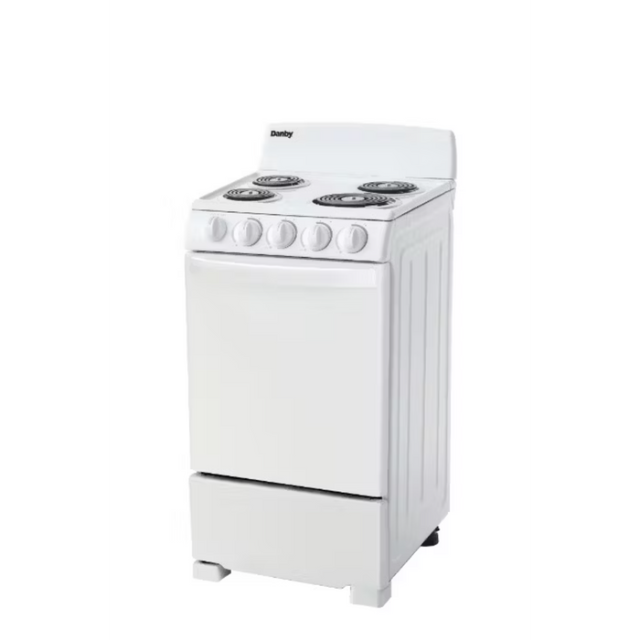 Danby 20" Wide Electric Range, White - Compact, Efficient Cooking Solution